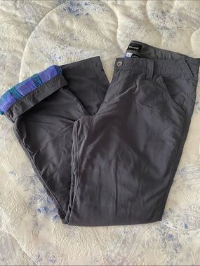 Women’s Marmot flannel lined  dark grey pants
